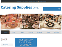 Tablet Screenshot of cateringsupplies.com